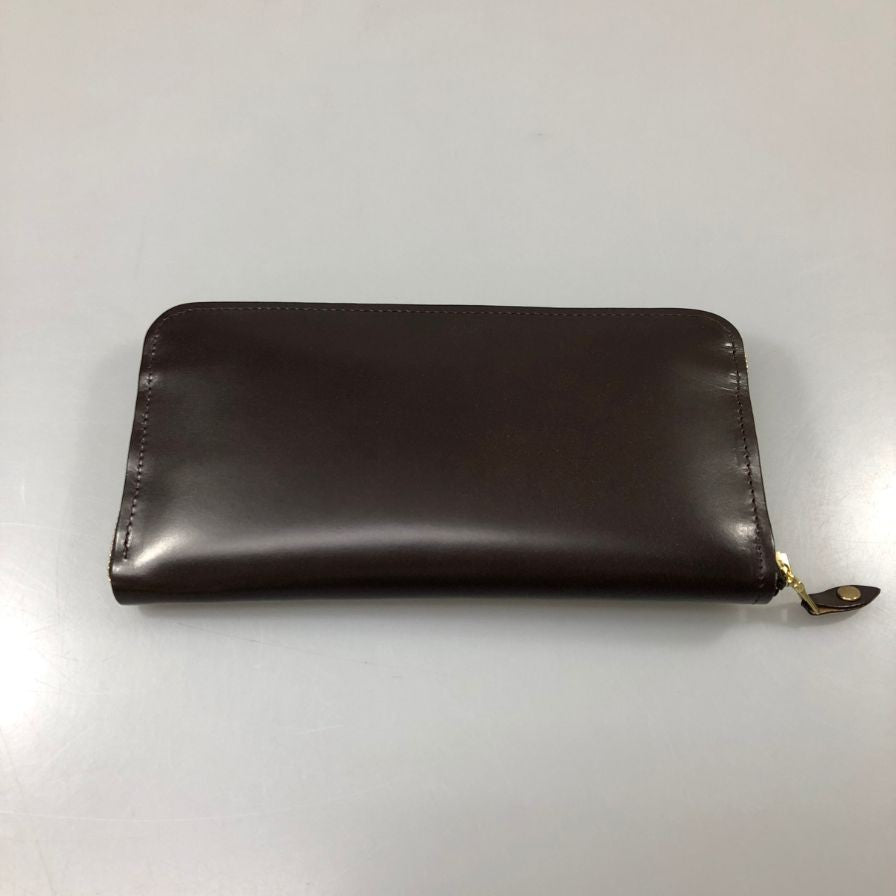 グレンロイヤル 長財布 ラウンドジップ ブライドルレザー ダークブラウン GLENROYAL【AFI1】