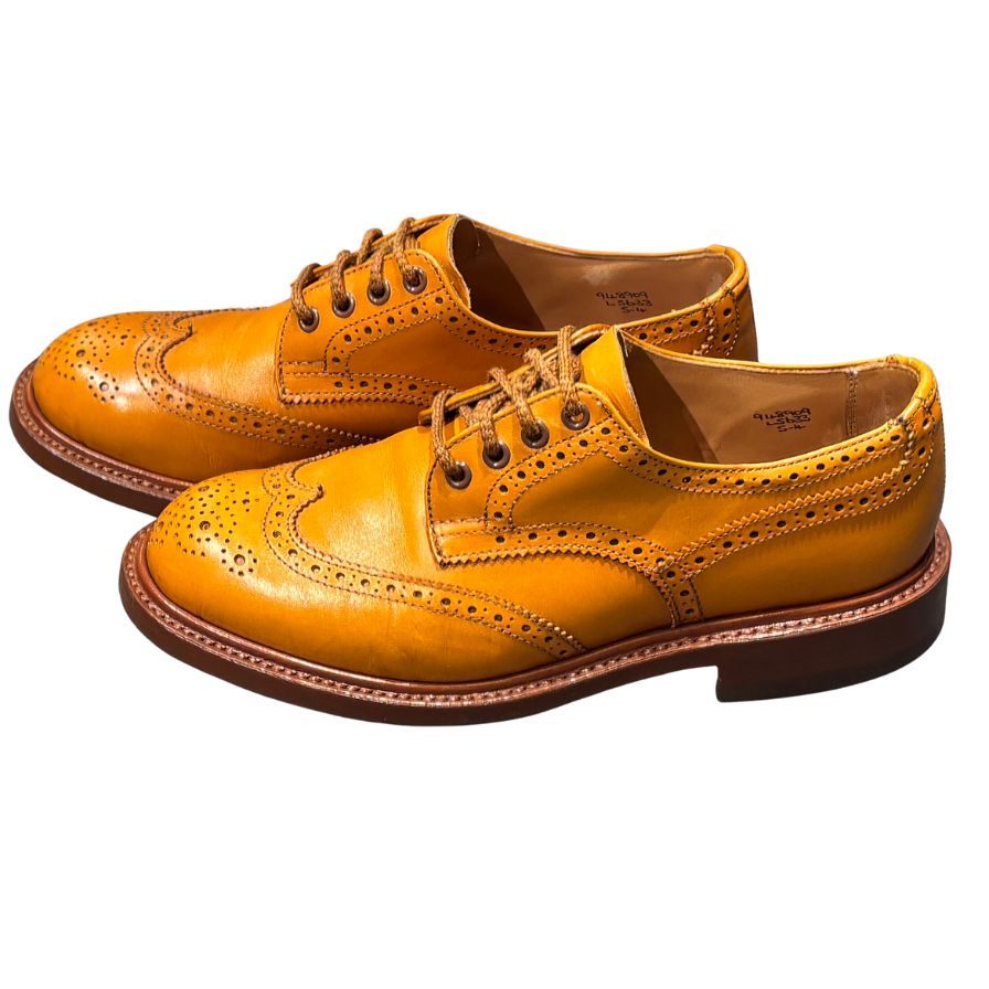 トリッカーズ レザーシューズ L5633 バートン カーフ ブラウン レディース サイズUK5 Tricker’s ビジネスシューズ 約24.0cm【LA】【中古】