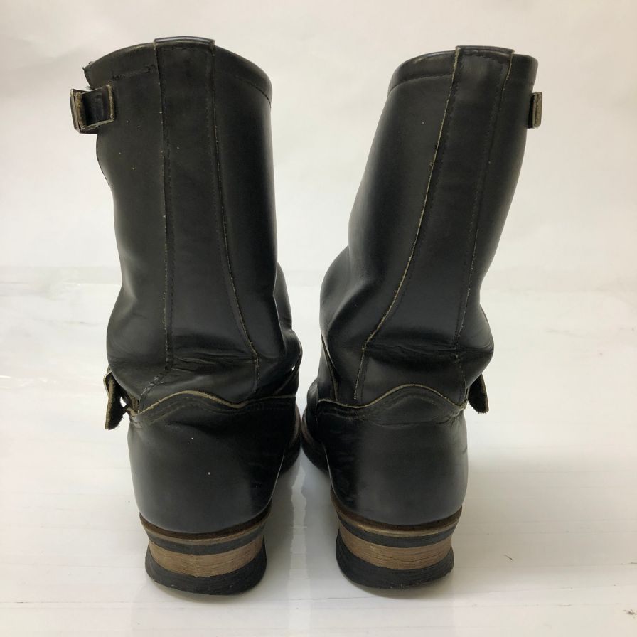 レッドウィング エンジニアブーツ 55360 メンズ サイズ 8ハーフ ブラック RED WING 約26.5cm【YB6】