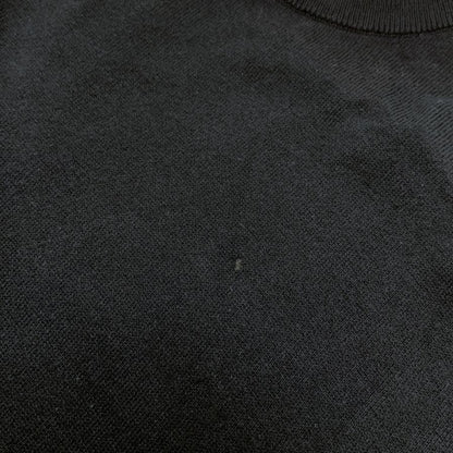 ジョンスメドレー ラウンドネック ニットセーター シーアイランドコットン メンズ サイズM ブラック JOHN SMEDLEY【LA】