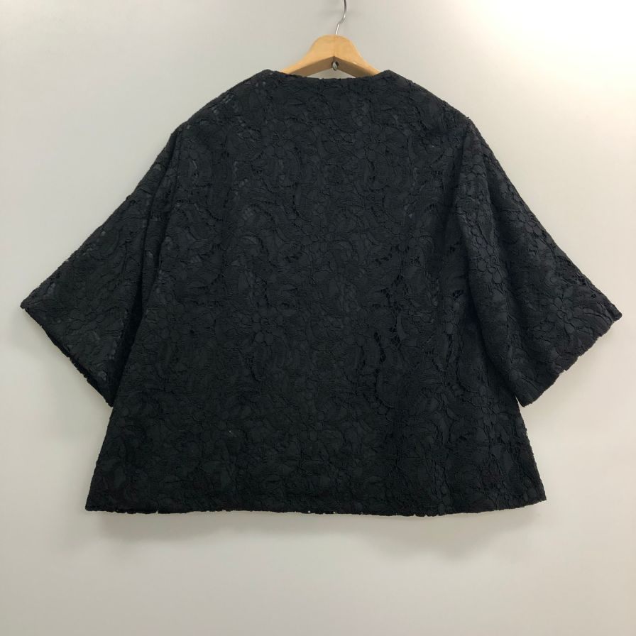 美品◆ドルチェ&ガッバーナ レースジャケット  レディース サイズ40 ブラック  Dolce & Gabbana 【AFB36】