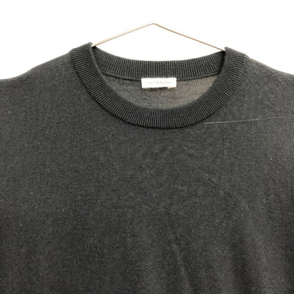 新品同様◆キャッシュ＆バルバ カーディガン ウーステッドカシミヤ 150 ブラック メンズ サイズ2 IMWSW001 Cash&Barba 【AFB17】