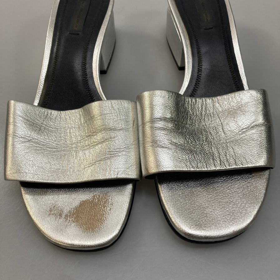 アレキサンダーワン サンダル シルバー レディース サイズ38 ALEXANDER WANG 約24.5cm【AFC31】