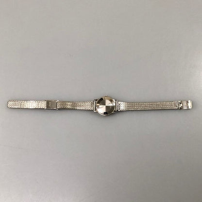 ロンジン チューラー 手巻き 腕時計 メッシュベルト メンズ シルバー 白文字盤 longines【AFB55】