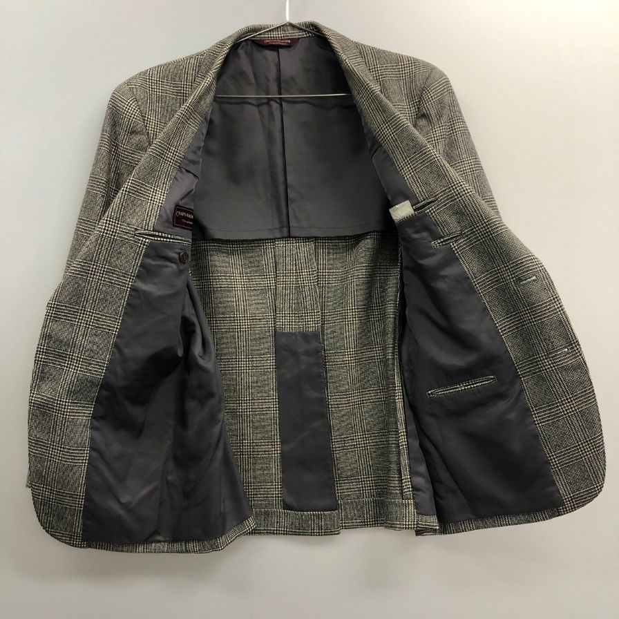 美品◆チャップス ラルフローレン 2B テーラードジャケット チェック メンズ サイズ94 AB4 CHAPS Ralph Lauren 【AFF22】