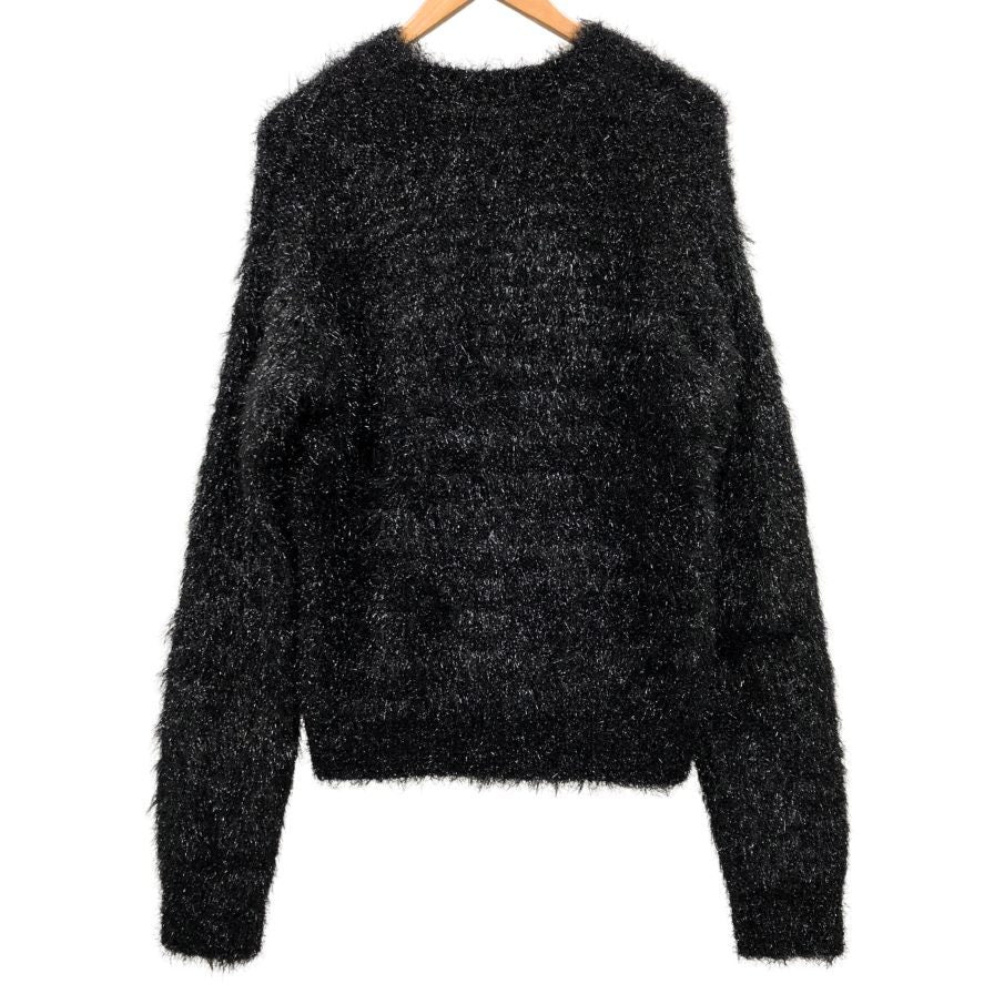 極美品◆ドルチェ&ガッバーナ トップス セーター ラメ加工 レディース サイズ40 ブラック DOLCE&GABBANA 【AFB29】