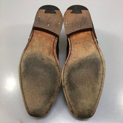 クロケット&ジョーンズ Fairford パンチドキャップトゥ ブラウン サイズUK6.5E  Crockett & Jones ビジネスシューズ 約25.0cm【LA】【中古】