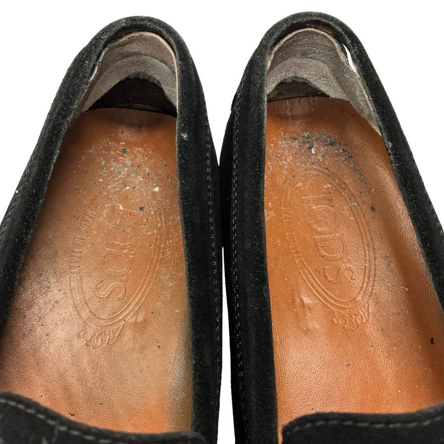TOD'S サイズ6 トッズ ローファー スエード ブラック サイズ6 メンズ TODS 約