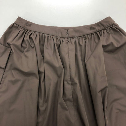 ルネ フレアスカート ミニ ポケット デザイン ブラウン系 レディース サイズ38 Rene【AFB18】