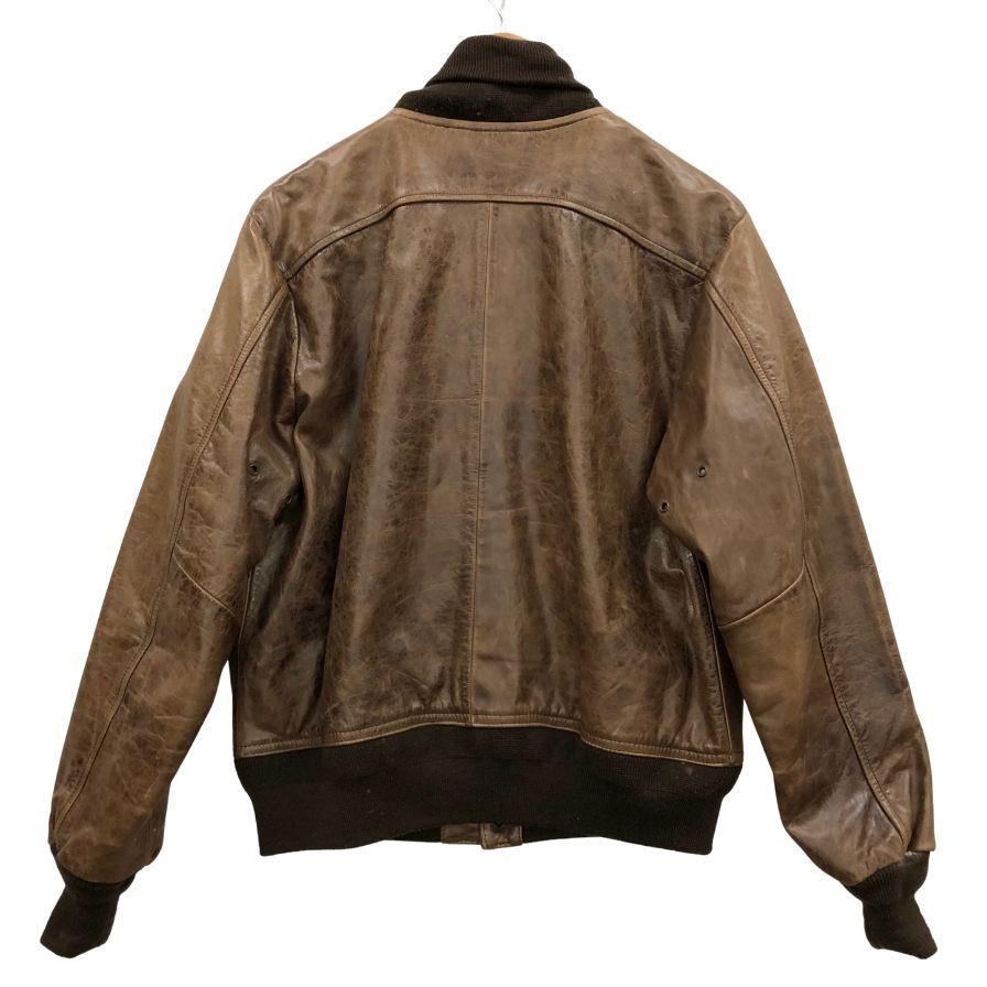 Harley-Davidson フライトジャケット シープ レザー ブラウン HARLEY-DAVIDSON ハーレーダビッドソン スウェード レザー
