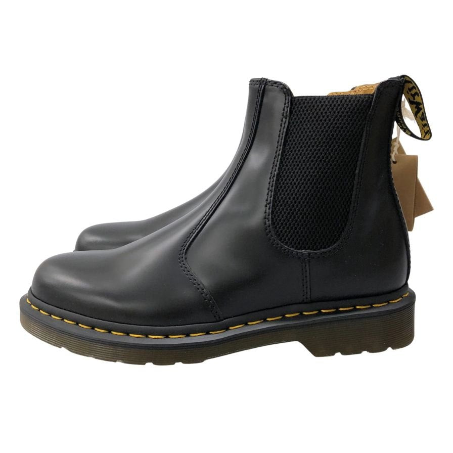 ドクターマーチン サイドゴアブーツ 2976 チェルシー レザー ブラック メンズ サイズUK7 Dr.MARTENS 約25.5cm【AFD2】