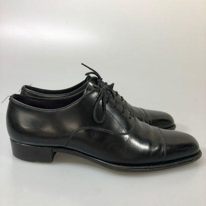 大塚製靴 for ISETAN MEN'S Limited レザーシューズ ストレートチップ メンズ ブラック サイズ25.5 Otsuka 約25.5cm【AFC52】