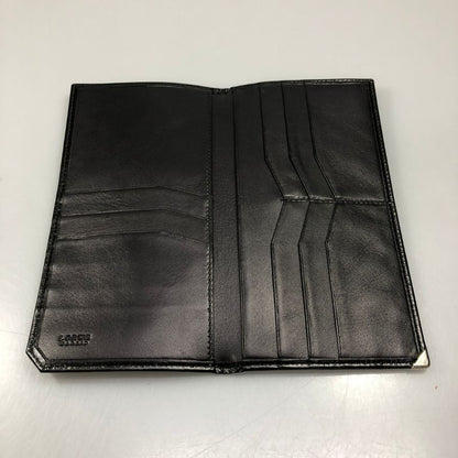 ロエベ 札入れ 長財布 レザー カードケース アナグラム ブラック LOEWE【AFI20】