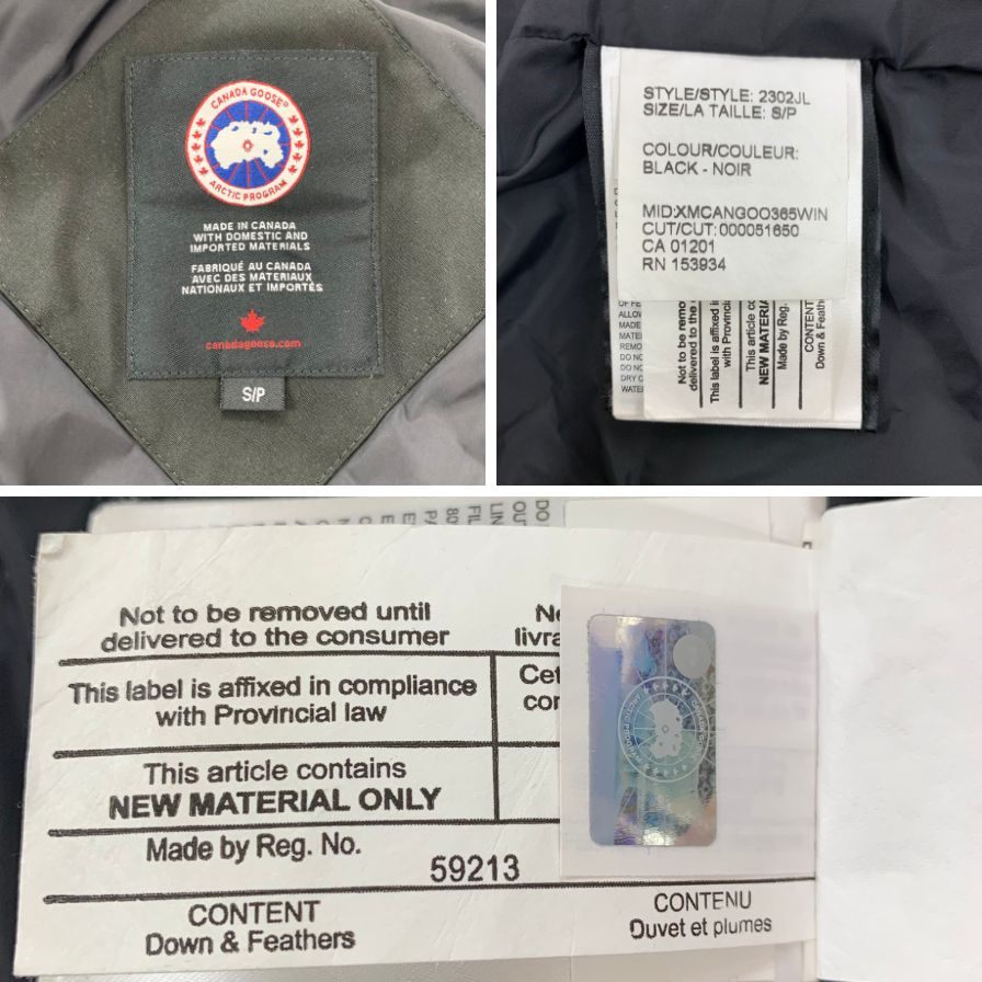 極美品◆カナダグース ダウンコート マッケンジーパーカ コヨーテファー 2302JL レディース サイズS ブラック CANADA GOOSE 【AFA6】