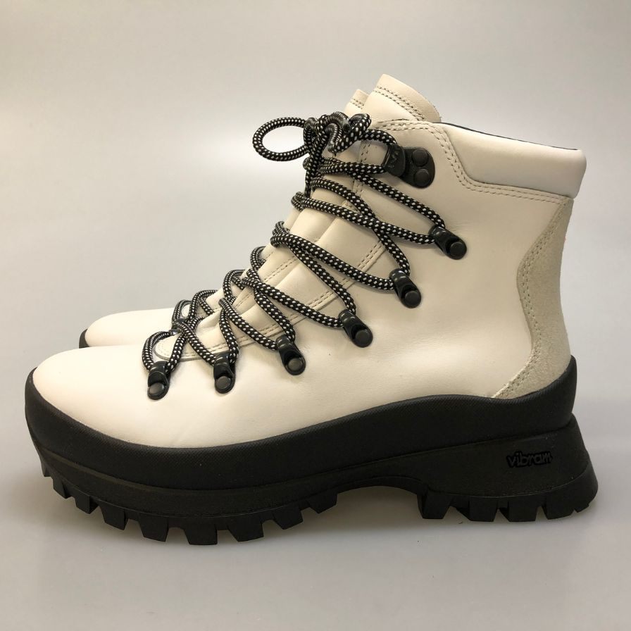メレル ブーツ トレッキングブーツ Bristol MID レディース サイズ23.5 ブラック ホワイト系 MERRELL 約23.5cm【AFD3】