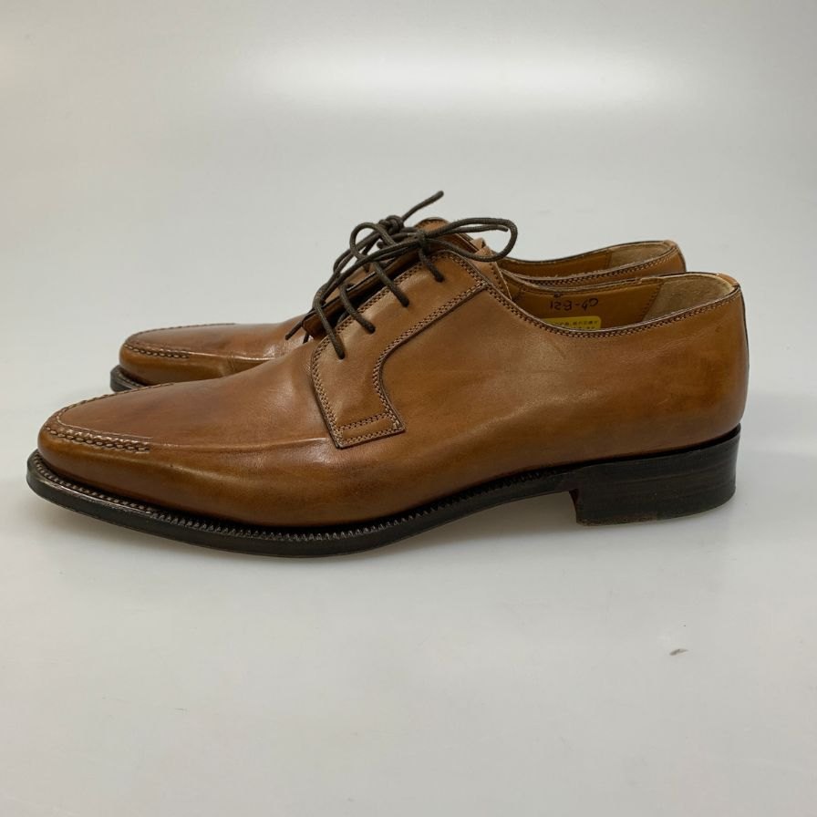 ボリーニ 129-40 U チップ メンズ サイズ 40 ブラウン Bollini 約25.0cm【AFC7】
