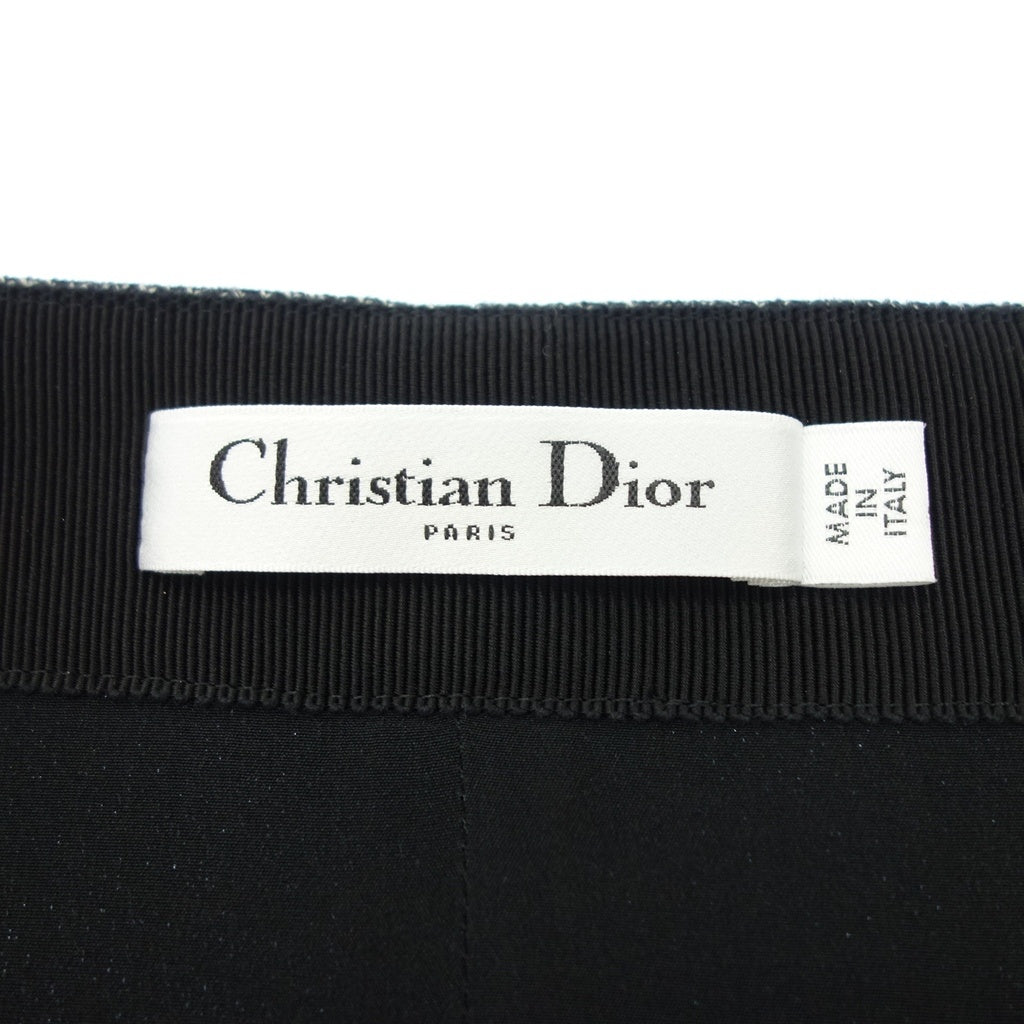 Good Condition◆Christian Dior Tight Skirt Tweed Lambswool Women's Gray Size 36 Christian Dior [AFB13] 