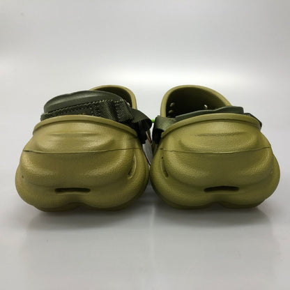 クロックス サンダル エコー クロッグ カーキ系 28cm メンズ crocs ECHO CLOG 約28.0cm【AFC33】