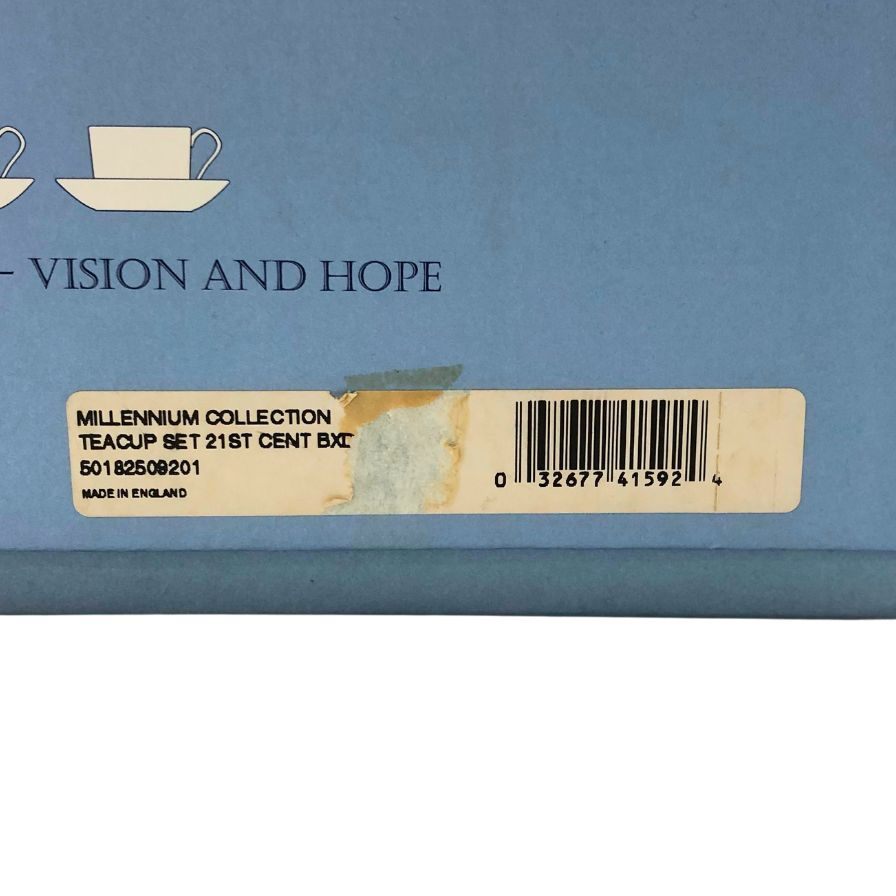 ウェッジウッド ペア カップ&ソーサー ミレニアムコレクション 19世紀 1999年 WEDGWOOD【AFI22】【中古】