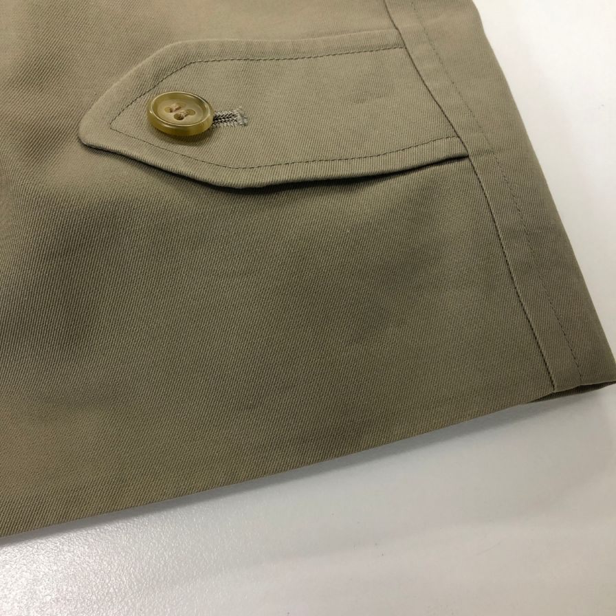 美品◆バーバリー バルカラーコート 90年代 旧タグ ライナー付き カーキ メンズ サイズ165 Burberry 【AFF22】