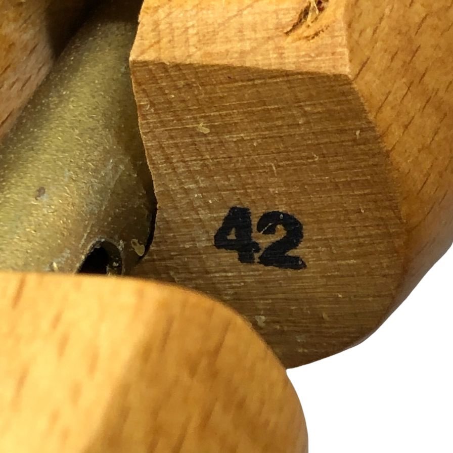 ラ コルドヌリ アングレーズ シューツリー 木製 ブラウン メンズ サイズ42 LA CORDONNERIE ANGLAISE 約27.0cm【AFC41】