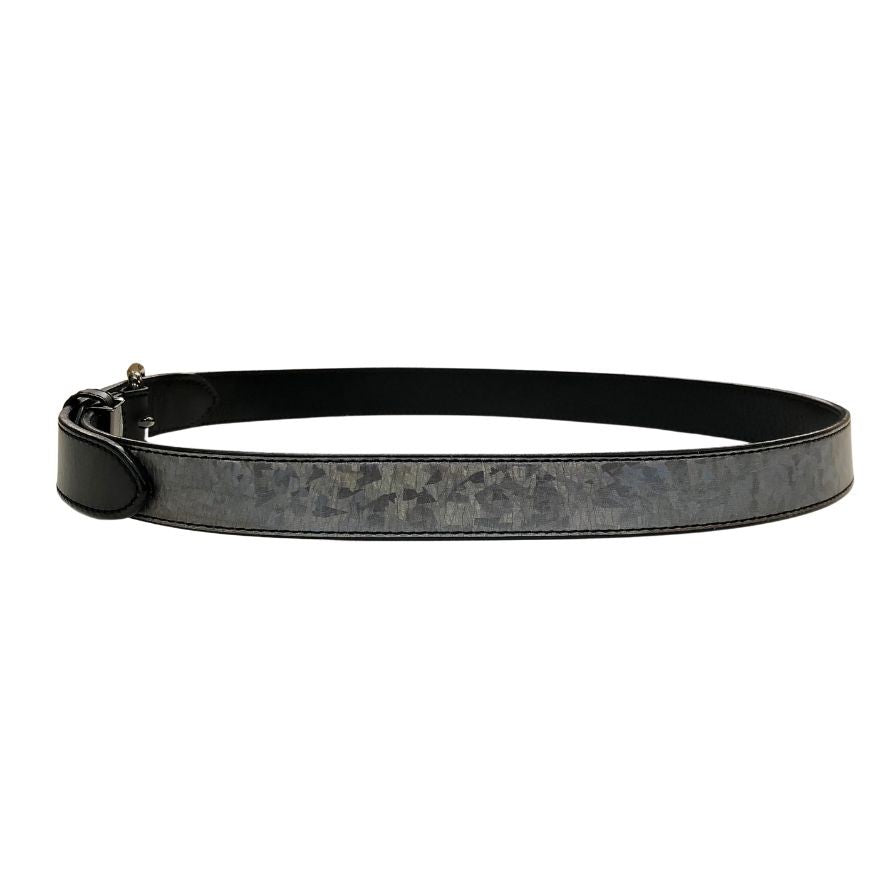 ヴィヴィアン ウエストウッド レザーベルト ホログラフィック加工 メンズ  グレー  Vivienne Westwood【AFI18】