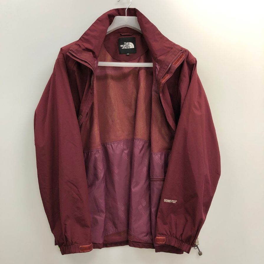 中古◆ノースフェイス ホワイトレーベル マウンテンパーカー ゴアテックス ボルドー メンズ サイズL  THE NORTH FACE 【AFA18】