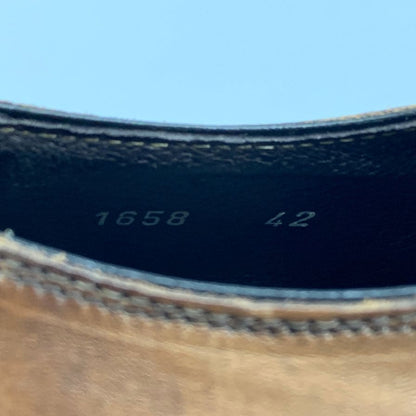 アントニオルフォ レースアップシューズ ブラウン レザー メンズ サイズ42 ANTONIO RUFO 約26.5cm【AFC40】
