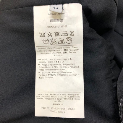 美品◆ヴァレンティノ ノースリーブワンピース リボン レディース サイズ44 ブラック VALENTINO 【AFB46】