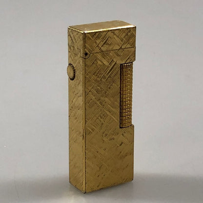 ダンヒル ガスライター ローラー式 ゴールド dunhill【AFI8】【中古】