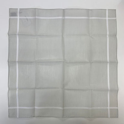エルメス ハンカチ コットン100% レディース グレー系  HERMES【AFI15】【中古】
