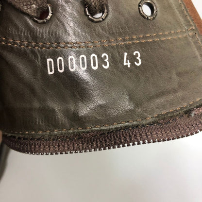 ダナー レースアップブーツ LANCASTER サイドジップ レザー ブラウン メンズ サイズ43 D00003 Danner 約27.5cm【AFC44】