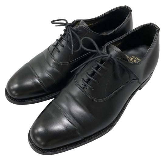 チーニー レザーシューズ ジェフェリー ストレートチップ カーフ ブラックUK6 CHEANEY 約25.0cm【AFC33】