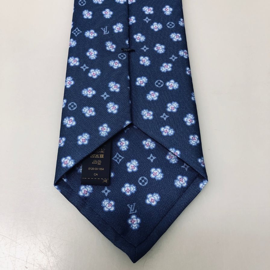 ルイヴィトン ネクタイ ヴィヴィエンヌ スウィング 8CM M78028 メンズ ブルー 総柄 Louis Vuitton【AFI21】