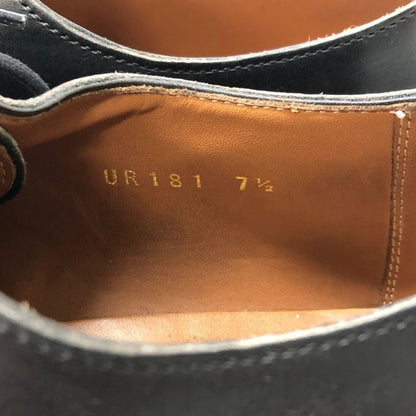 ユニオンインペリアル レザーシューズ ストレートチップ ブラック メンズ サイズ7.5 UNION IMPERIAL 約25.5cm【AFC33】