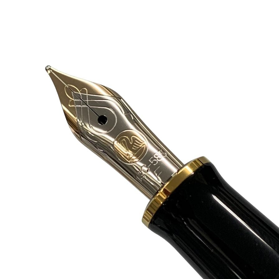 ペリカン 万年筆 スーベレーン 青縞 ブルーストライプ ペン先14C-585 PELIKAN Souveran【AFI15】