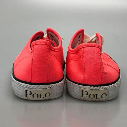 ポロ ラルフローレン スニーカー ローカット サイズ7 ピンク メンズ POLO RALPH LAUREN 約25.5cm【AFC47】