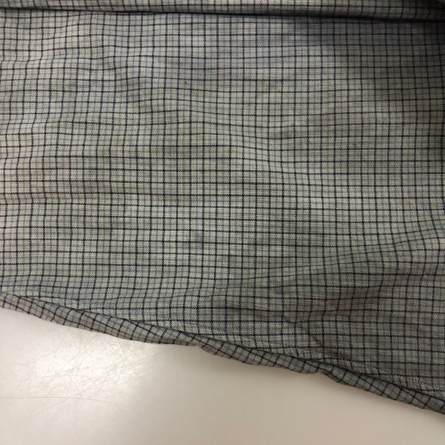 中古◆ラルフローレン ボタンダウンシャツ 90S ブルー系 チェック メンズ サイズ3XL Ralph Lauren 【AFB38】