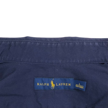 美品◆ラルフ ローレン BDシャツ 710572857002 ネイビー サイズL メンズ  Ralph Lauren 【AFB6】
