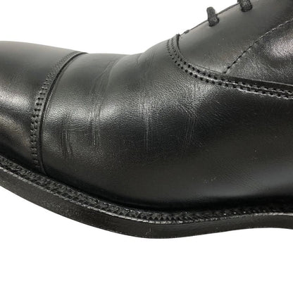 チーニー レザーシューズ ジェフェリー ストレートチップ カーフ ブラックUK6 CHEANEY 約25.0cm【AFC33】