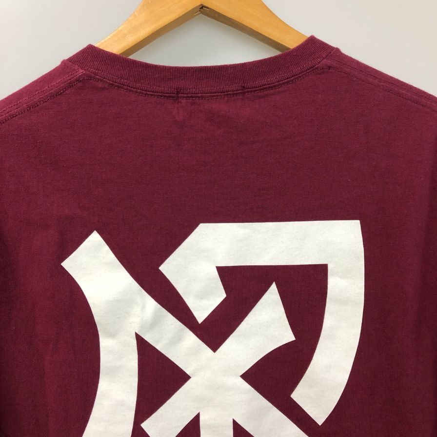 極美品◆トゥーネス Ｔシャツ ヘイワ 半袖 ワインレッド系 サイズL TWONESS 【AFB41】