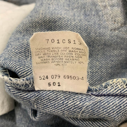 リーバイス デニムパンツ 501 90年代 USA製 エルパソ工場 ボタン裏524 インディゴ メンズ サイズW33 LEVI’S 【AFB33】