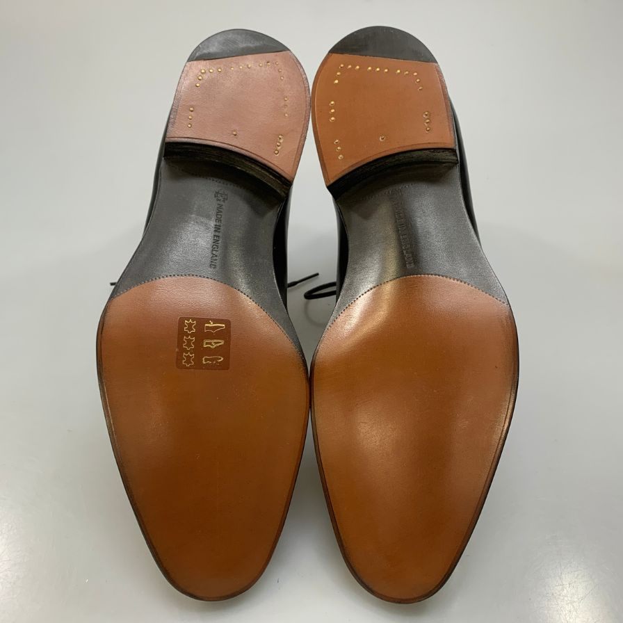 エドワードグリーン レースアップブーツ レザー×スエードコンビ  ストレートチップ  EPSOM 91482 メンズ  サイズ6.5/7  EDWARD GREEN ブーツ 約25.0cm【LA】【中古】