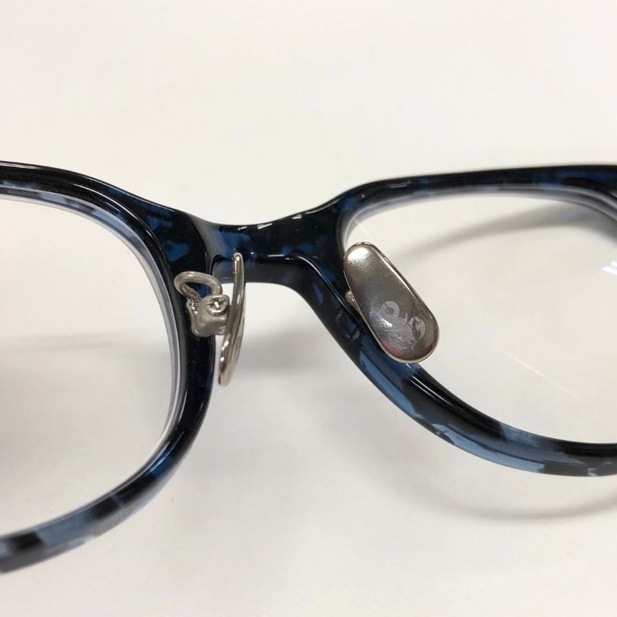 ソフネット×金子眼鏡 24AW 眼鏡 BINCHOTAN WELLINGTON GLASSES ブルー×ブラック メンズ SOPH-232082 SOPHNET.【AFI11】