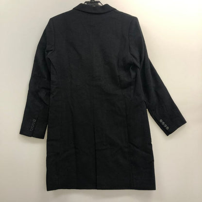美品◆ユニクロ メンズ コート カシミヤ ブラック サイズL UNIQLO 【AFB4】
