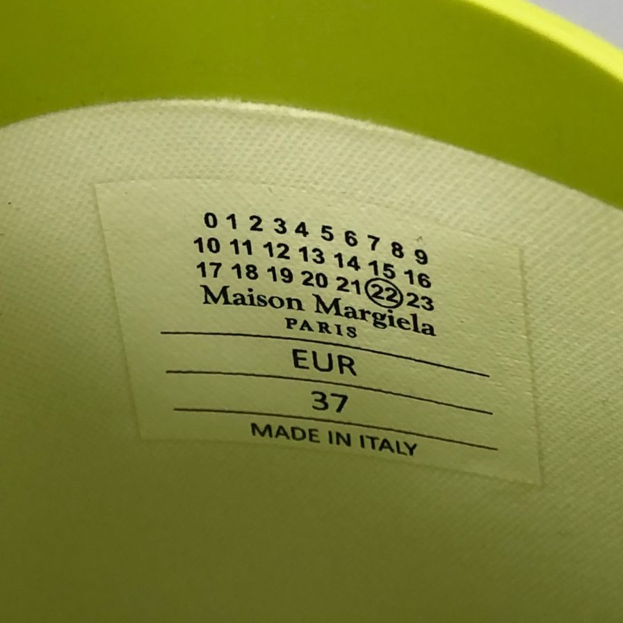 メゾン マルジェラ サンダル S58WX0100 ラバー グリーン系 サイズ37 レディース Maison Margiela 約24.0cm【AFD14】