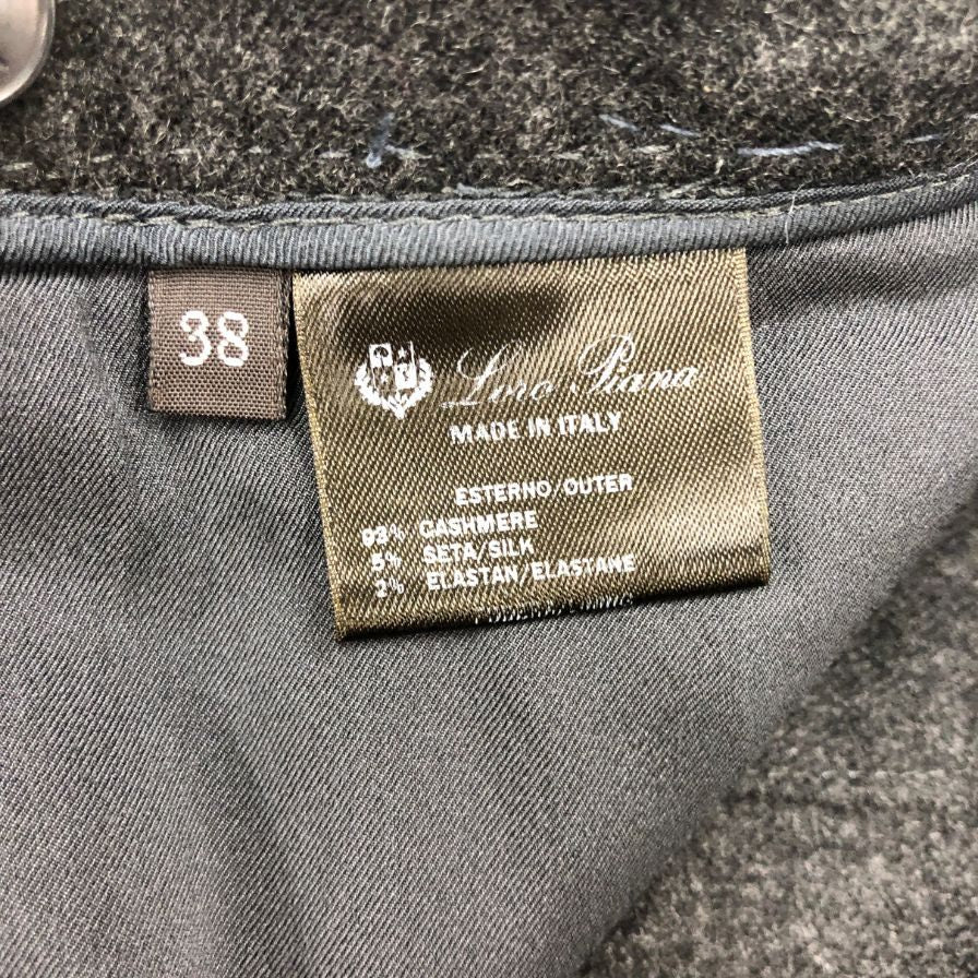 ロロピアーナ パンツ カシミヤ混 グレー レディース サイズ38 LoLo Piana 【AFB4】