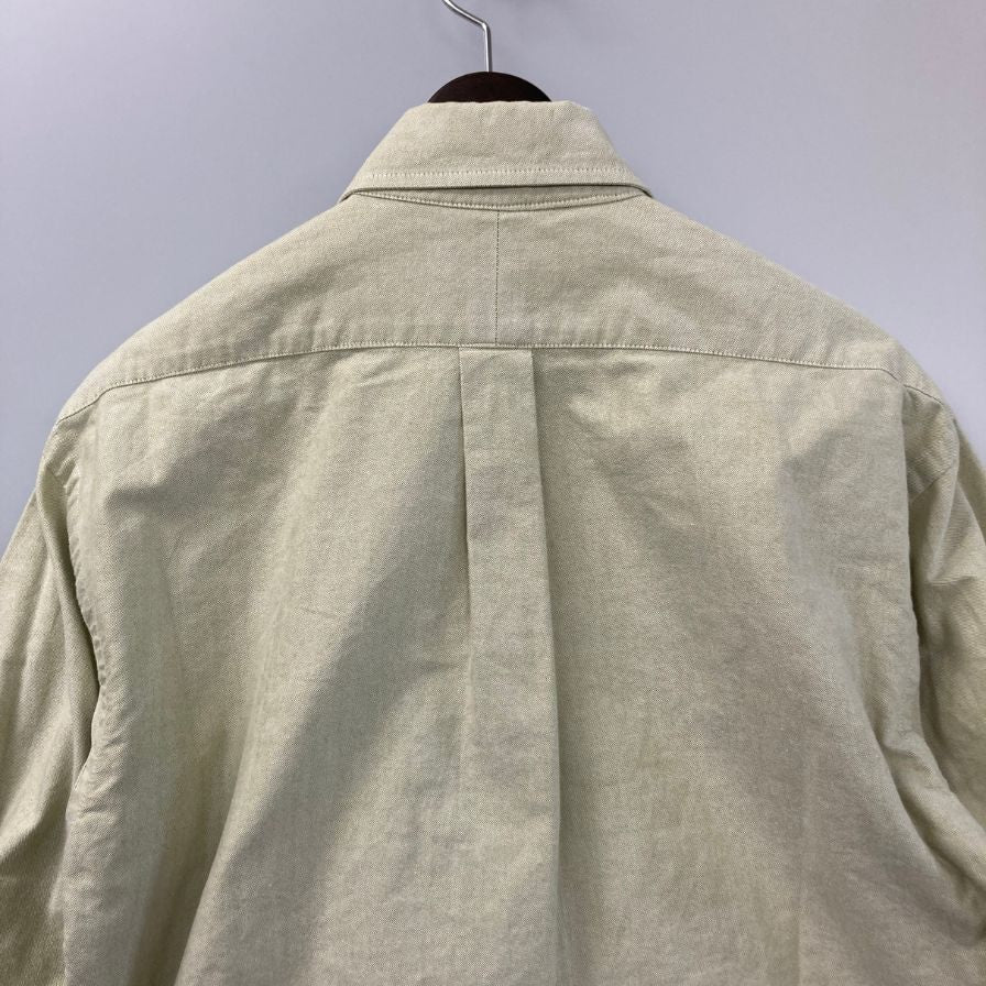 美品◆ラルフローレン ボタンダウンシャツ 90年代 yarmouth カーキ メンズ サイズ15-32 Ralph Lauren 【AFB5】