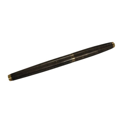 パーカー 万年筆 スターリングシルバー シズレ ペン先14K 格子柄 PARKER【AFI4】