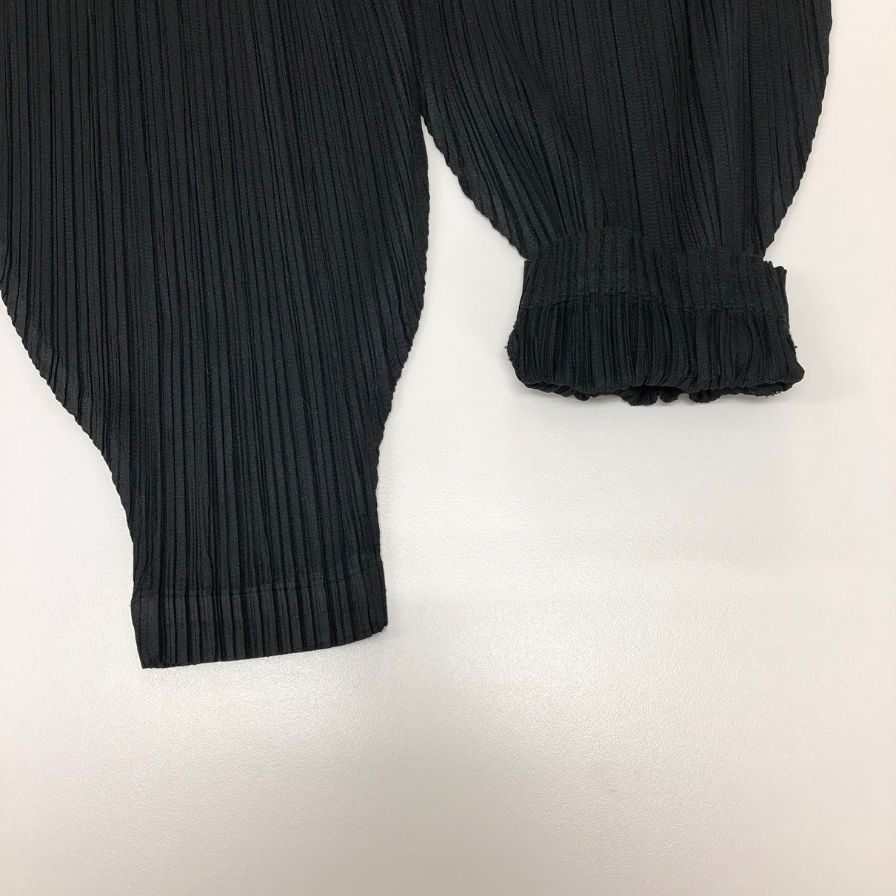 プリーツプリーズ パンツ イージーパンツ PP31-JF123 ポリエステル レディース ブラック サイズ3 PLEATS PLEASE 【AFB33】